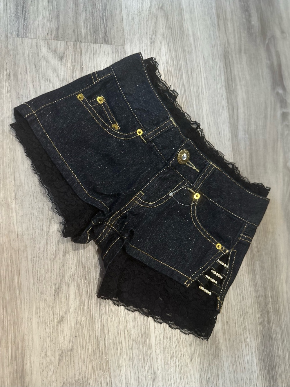 Ma*rs Sugargloss Japanese Brand Denim Shorts Gyaru Y2K d.i.a